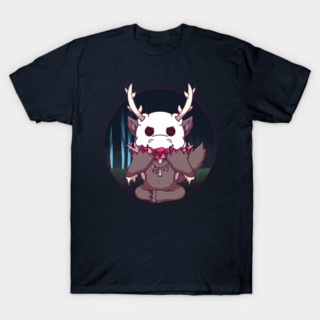 Wendigo Eating T-Shirt by TheMaskedTooner